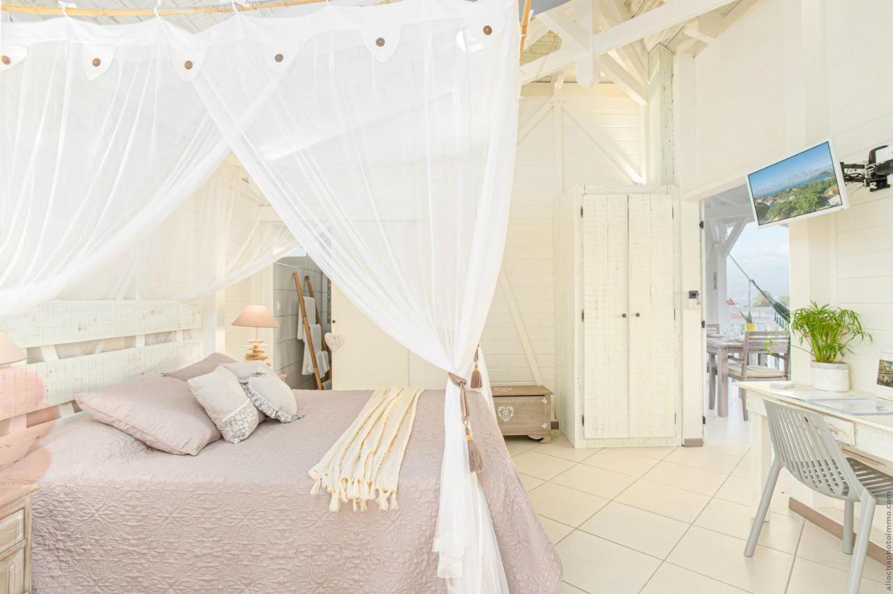 Bungalow Vanille Pacane - Vue Mer Avec Spa Prive Ле-Труа-Іле Екстер'єр фото