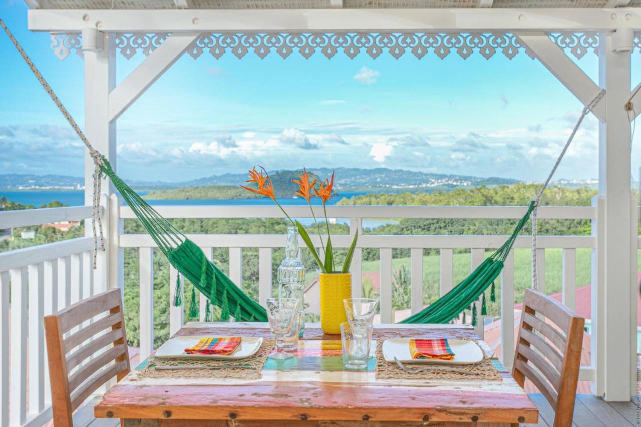 Bungalow Vanille Pacane - Vue Mer Avec Spa Prive Ле-Труа-Іле Екстер'єр фото